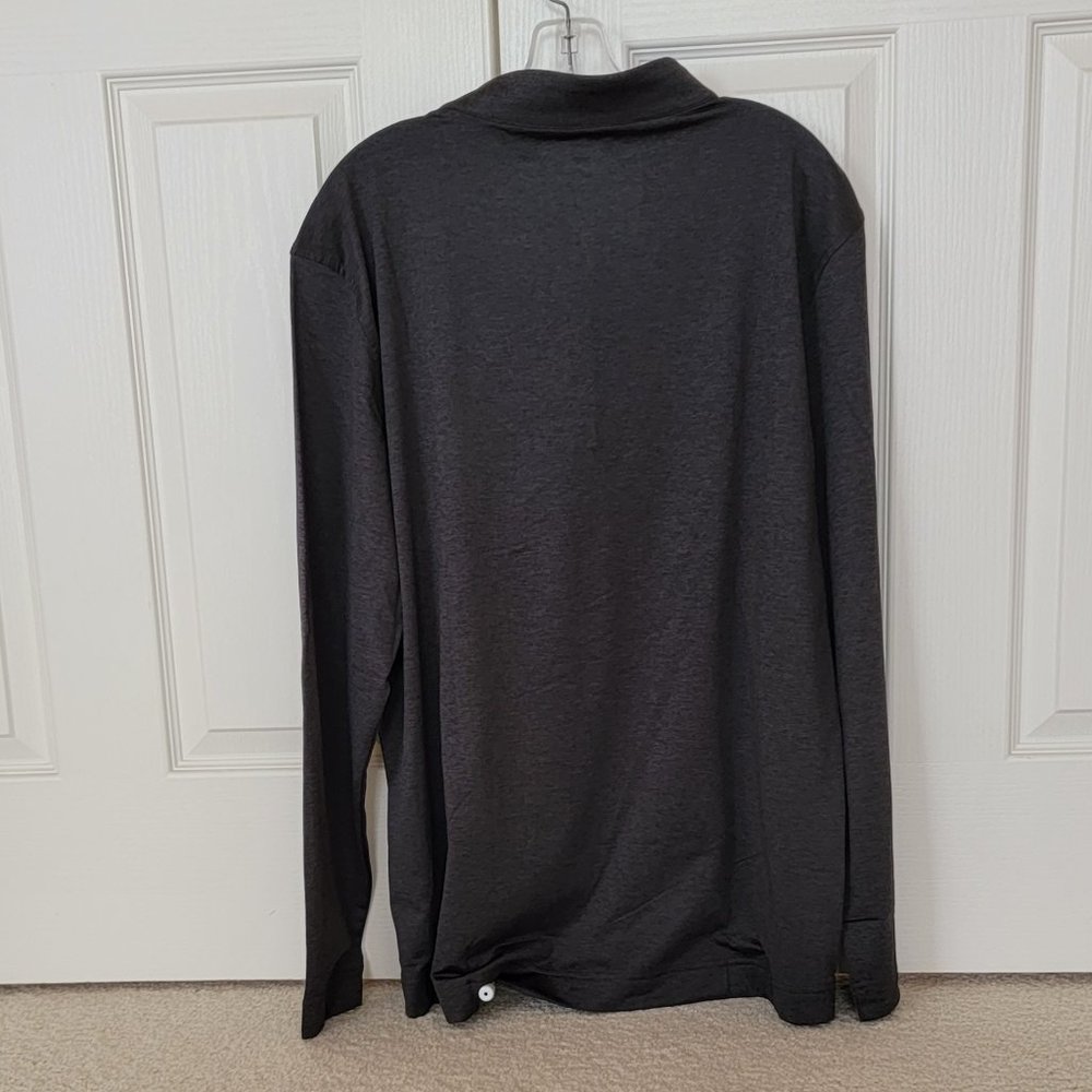 Greg Norman Men’s Performance Quarter Zip Charcol NWT - Picture 3 of 4